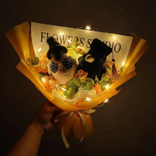 画像をギャラリービューアに読み込む, 一石二鳥の卒業祝いの花(音声付き) 3週間前までにご注文ください。