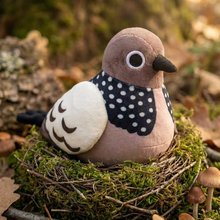 將圖片載入圖庫檢視器 咕姑固(部分現貨)珠頸斑鳩發聲公仔/掛飾